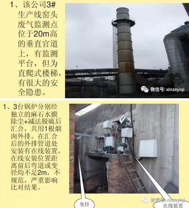 幾張不合格的案例告訴我們 選擇CEMS煙氣在線監(jiān)測的安裝位置很重要!